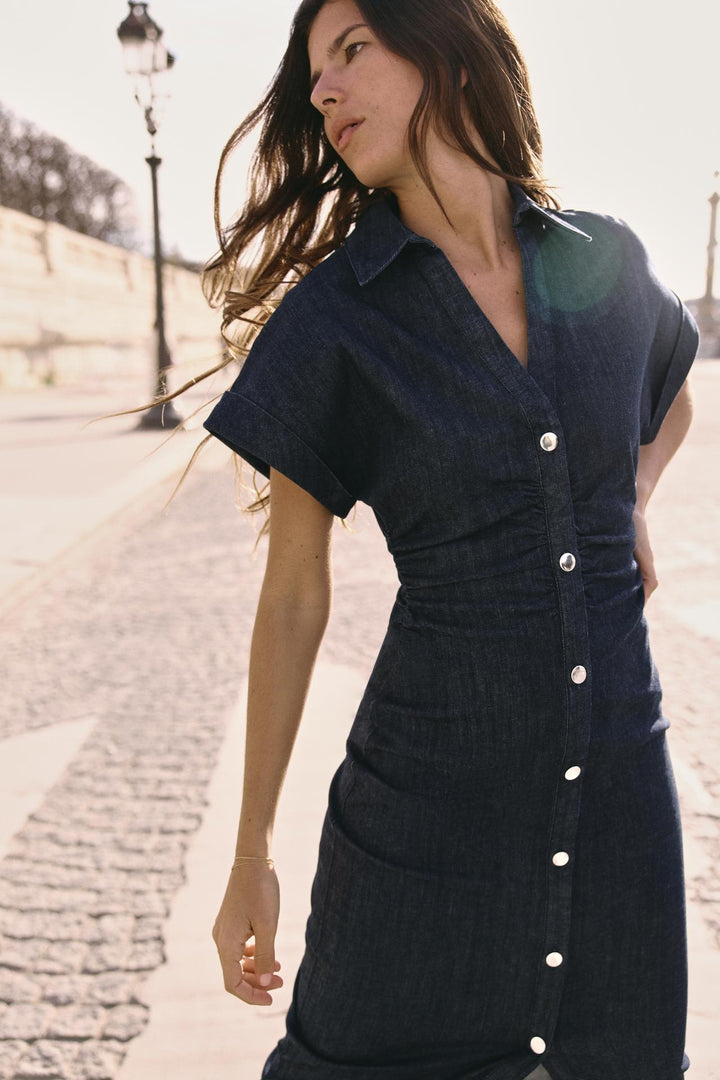 LUNEÁ | Elegant Denim Dress