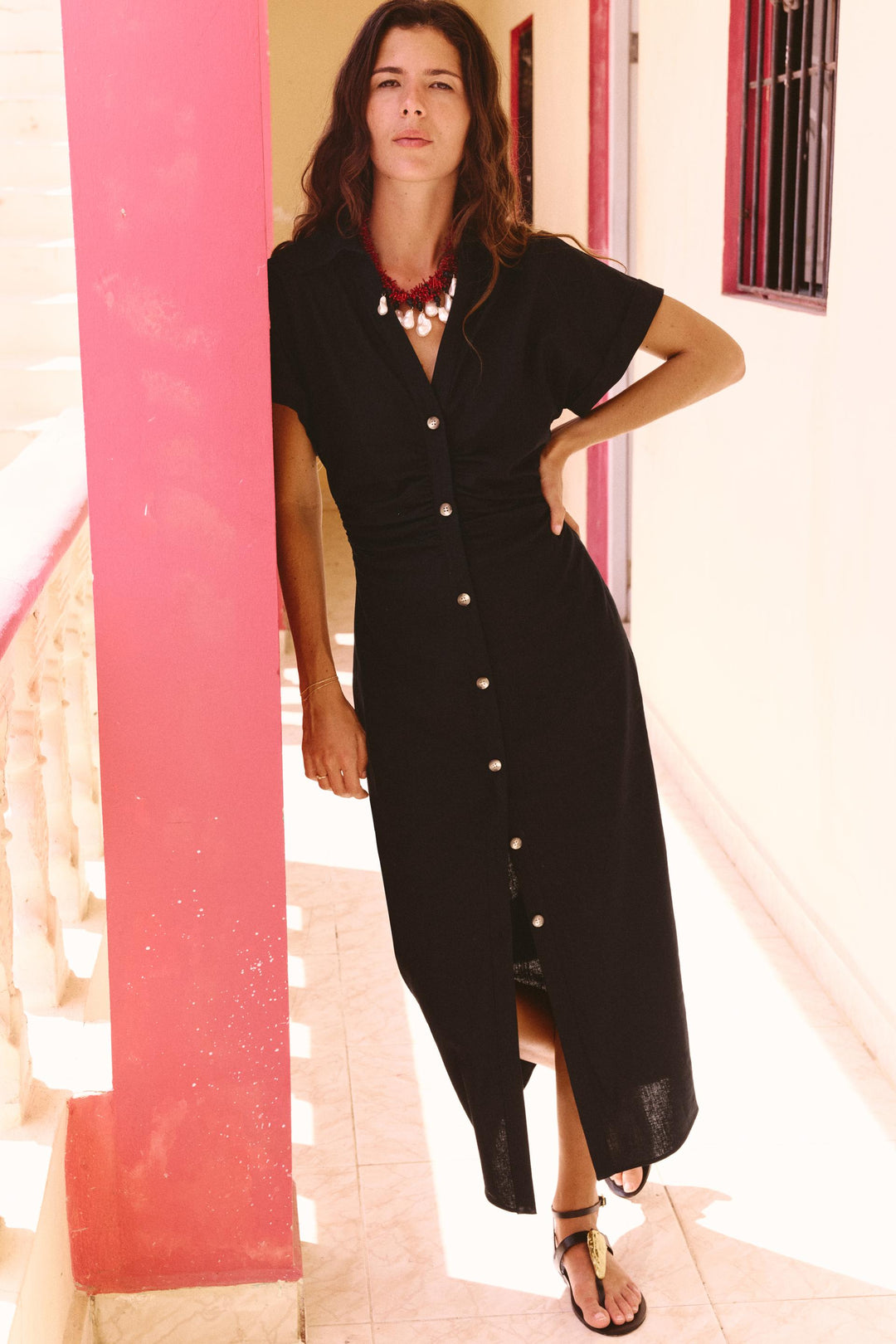 LUNEÁ | Elegant Denim Dress