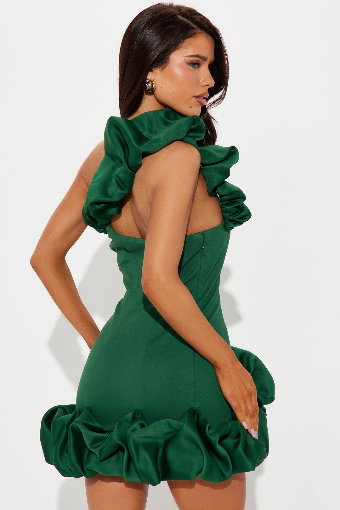 LUNEÁ - Ruffle Mini Dress