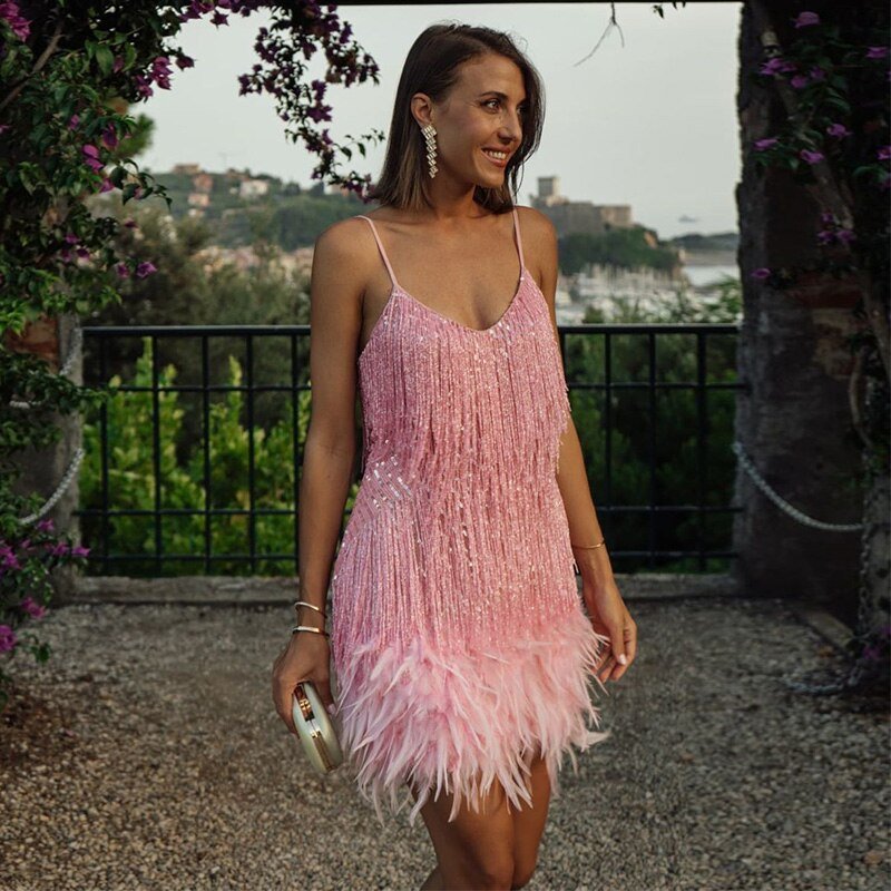 LUNEÁ | Eleonora Feather Dress