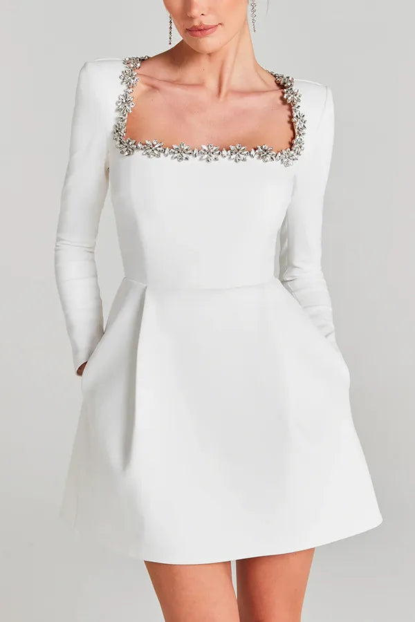 LUNEÁ | Valentina Velvet Mini Dress