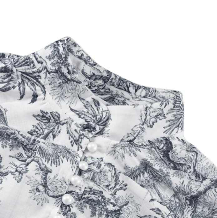 LUNEÁ | Puff Sleeve Autumn Dress