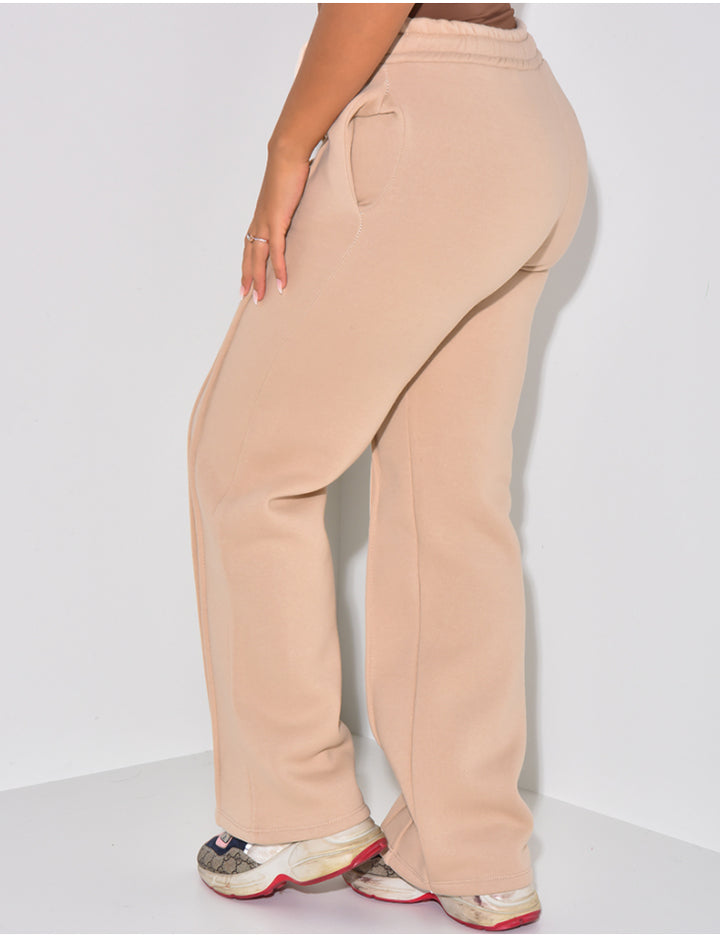 Striped Fleece Jogging Pants