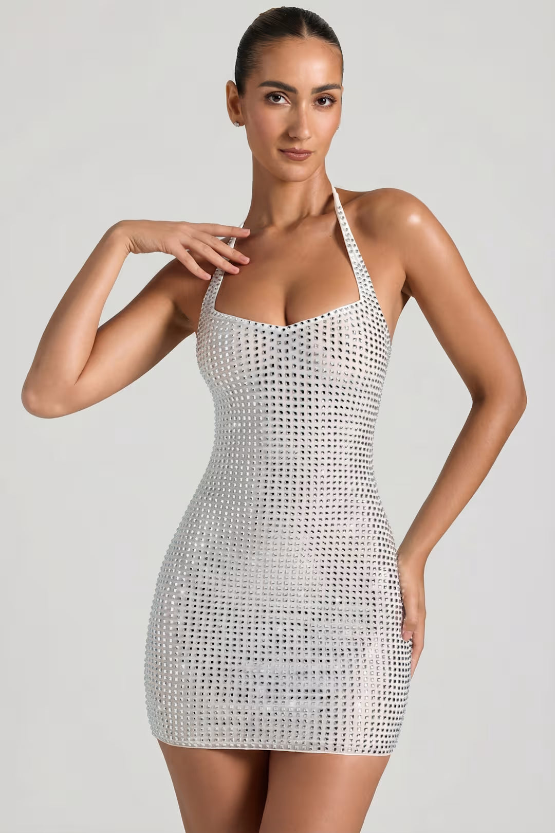 LUNEÁ - Amolika Halterneck Mini Dress
