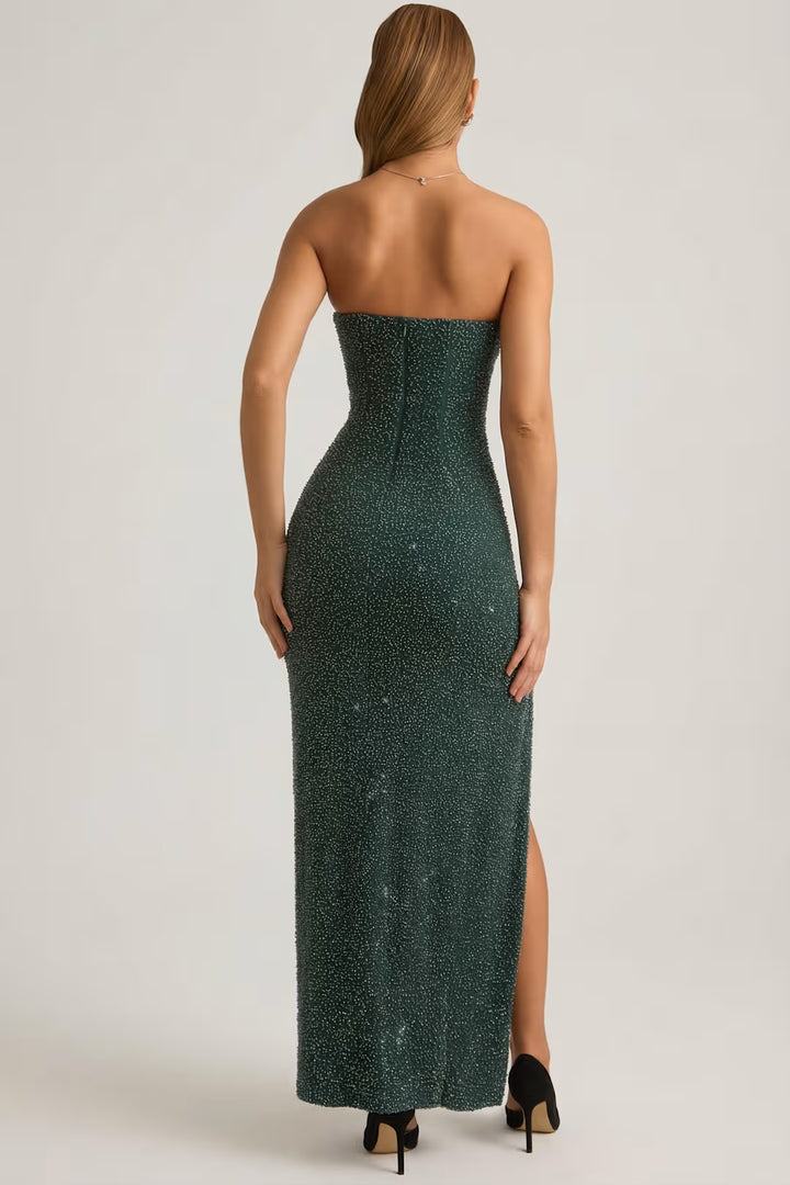 LUNEÁ - La Rochette Bandeau Maxi Dress